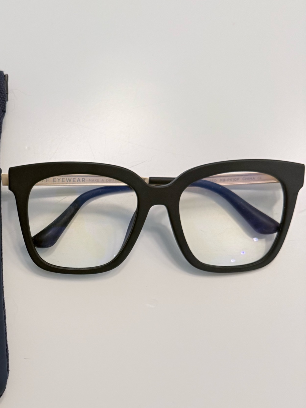 Diff Black Square Blue-Light Blocking Glasses - Unbranded